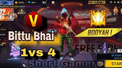 Free Fire New Video Short Gamer Bittu Bhai New Update For Gaming