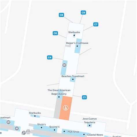 Southwest Florida Airport Map Guide To RSW S Terminals