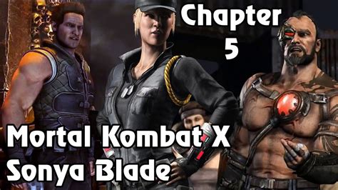 Mortal Kombat X Chapter 5 Sonya Blade Story Mode 1080p YouTube