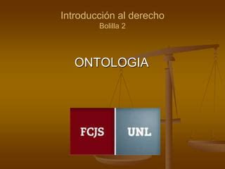 Ontolog A Unidad Ppt