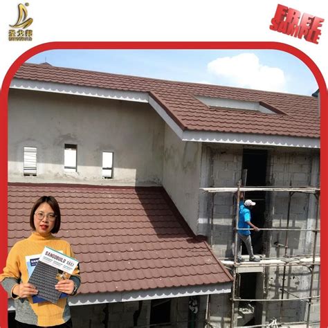 China Zinc Roof Sheet Price Bond Shingle Classical Milano Roman Stone