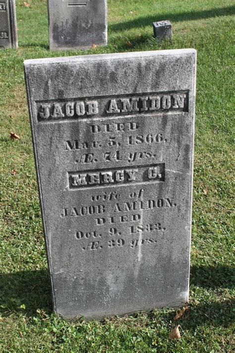 Jacob Amidon 1791 1866 Find A Grave Memorial