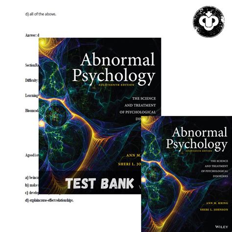 Test Bank Abnormal Psychology 14th Edition Kring All Chapter Inspire Uplift