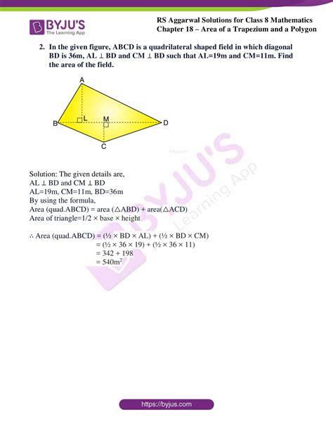 Get Access To Rs Aggarwal Solutions For Class Chapter Area Of A