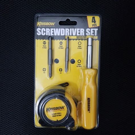 Jual Screwdriver Set Pcs Krisbow Obeng Set Krisbow Shopee Indonesia