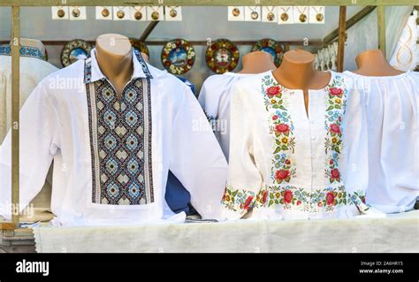 Kiev, Ukraine, Andrew's Descent. Souvenir products. Clothing in ...