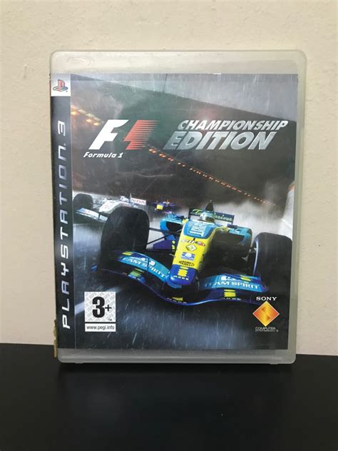 Ps3 Game F1 Formula One Championship Edition Video Gaming Video Games