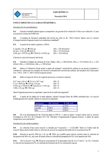 Enunciats Ud8 Enunciados Ejercicios Fichas Exercicis UD 8 UNITAT