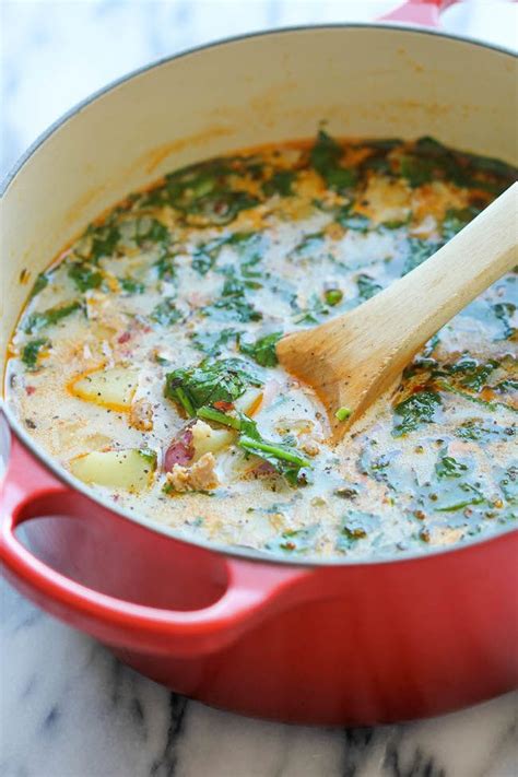 Sausage Potato And Spinach Soup Damn Delicious Recipe Comfort Soup Spinach Soup Recipe