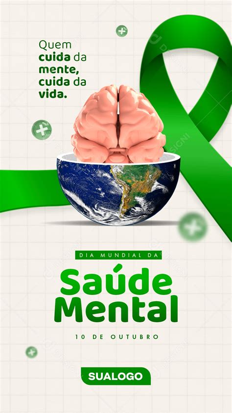 Dia Da Saúde Mental Data Comemorativa 10 De Outubro Social Media Psd