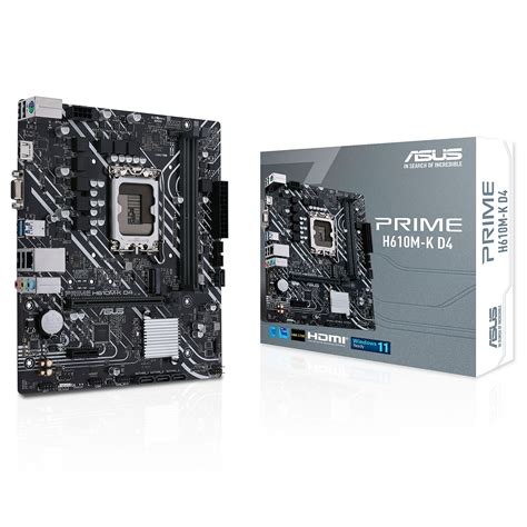 ASUS PRIME H610M K D4 Carte mère LDLC