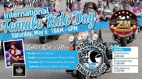 International Female Ride Day Zandm Harley Davidson Greensburg 6 May