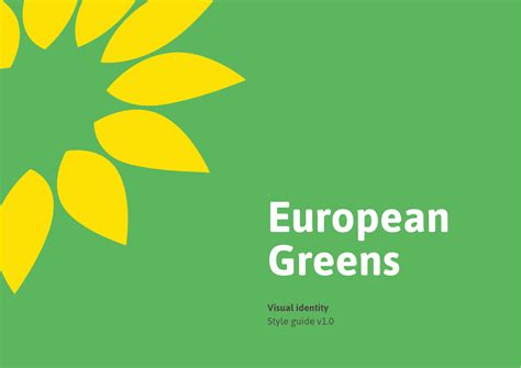 European Greens Pdf Document Branding Style Guides