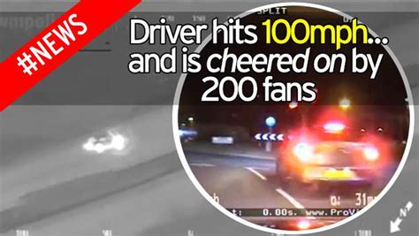 Reckless Driver Cheered On By Strong Crowd As He Hit More Than