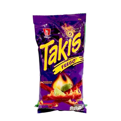 SNACKS TAKIS FUEGO FLOW BAR EXP 90gr