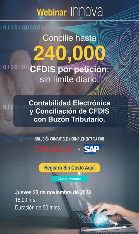 Webinar Contabilidad Electrónica y Conciliación de CFDIS con Buzón