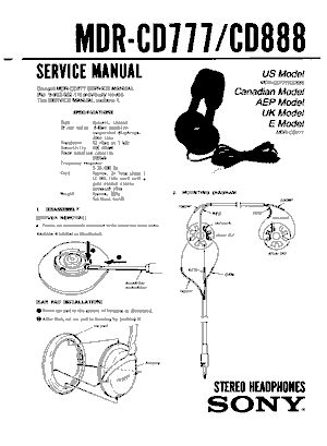 Audio Service Manuals