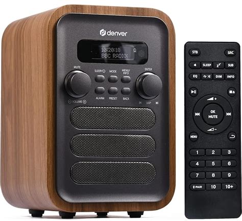 Denver Radio Dab Bluetooth Dab Avec T L Commande Radio Num Rique