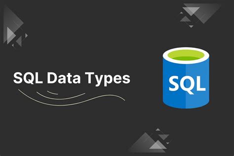 Sql Data Types Sql Tutorials