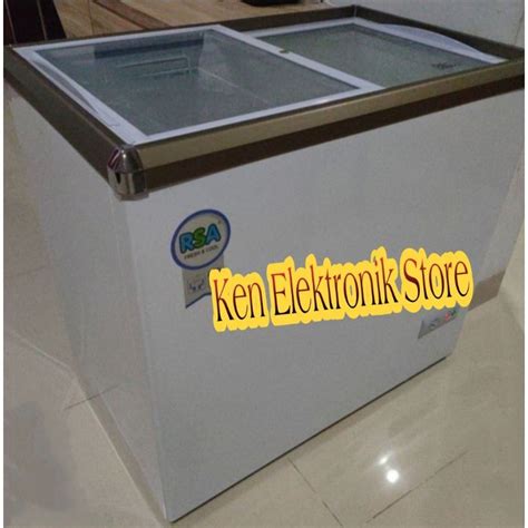 Jual CHEST FREEZER RSA XS 320 BOX 320 L LEMARI PEMBEKU 320 LITER