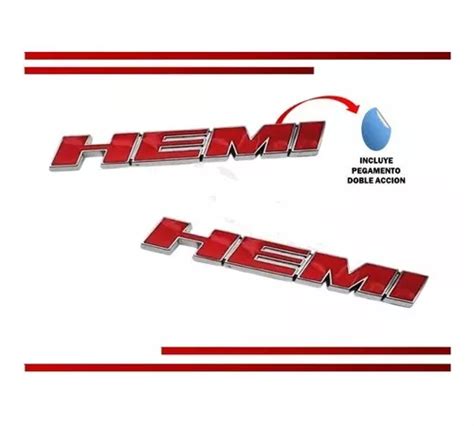 Emblema Hemi Dodge Challenger Charger Ram Parrilla Y Adherib En Venta