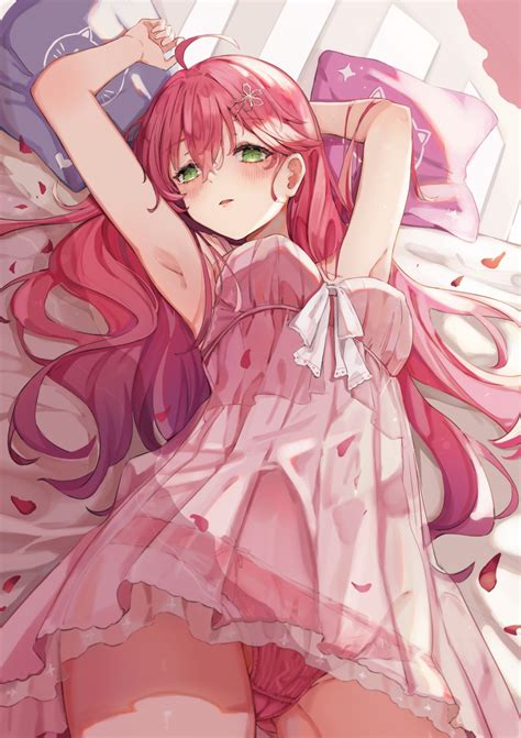 Miakiuehashi Hololive Sakura Miko Lingerie Pantsu See Through