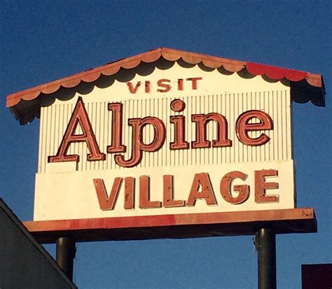 Offbeat La Kitsch And Schnitzel The Alpine Village In Torrance The