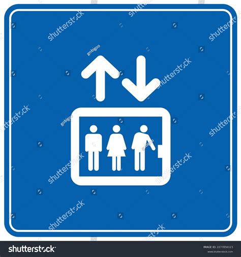 Elevator Warning Sign Labels Stock Vector Royalty Free 2277856123
