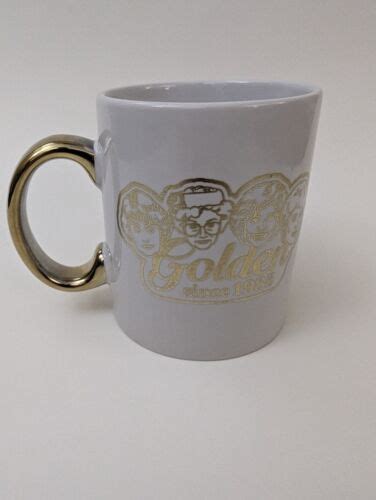 Golden Girls Coffee Mug Cup Golden Since 1985 Dorothy Rose Blanche