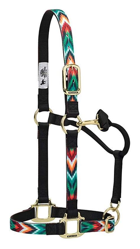 Weaver Leather Adjustable Patterned Nylon Horse Halter