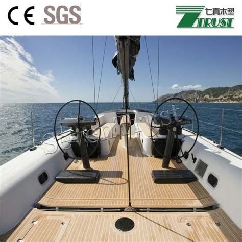 Teak Deck Synthetic Teak Decking For Yachts Boats Pools Terraces,Made ...