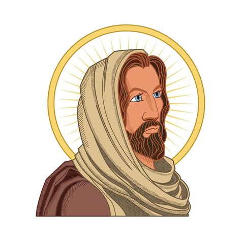 Jes S Cristo Retrato Composici N Vector En Vecteezy