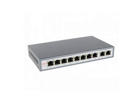 Купить 8ми портовый PoE коммутатор ONV-POE33108P, 8 портов РоЕ 1000 ...