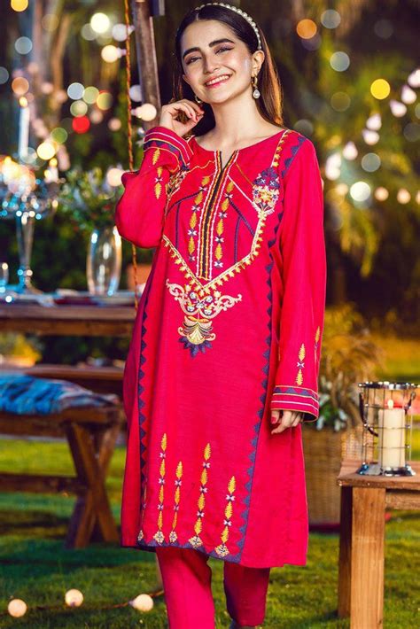 Warda Pakistani Designer Winter Shirts Kurtis Collection