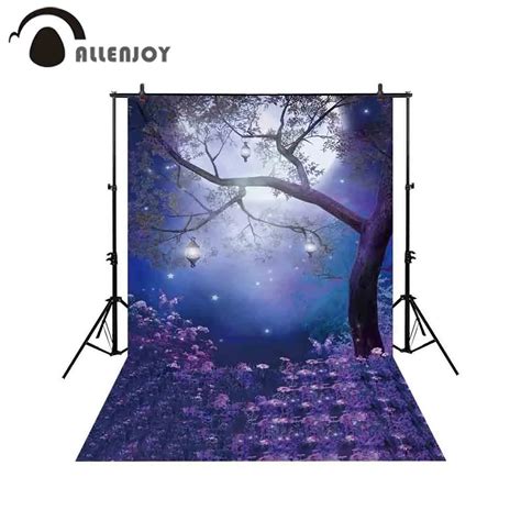 Allenjoy Arri Re Plan Pour Studio De Photographie Pleine Lune Ciel