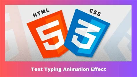 Create Text Typing Animation Effect With Css