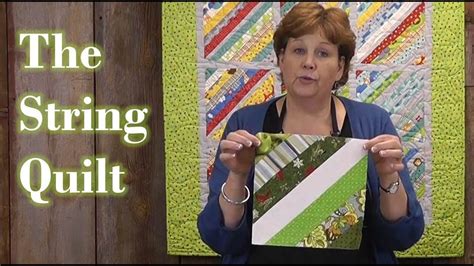 Quilting With Scraps Foundation Piecing To Make The String Quilt Youtube