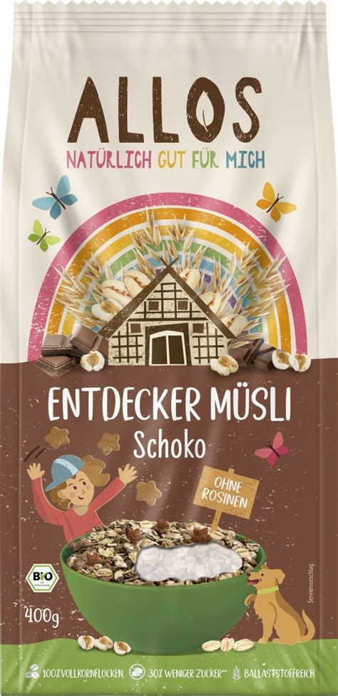 Allos Entdecker Müsli Schoko 4016249075453 Müsli