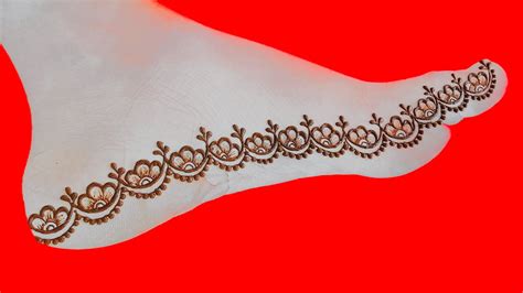 Latest Foot Mehndi Design Simple Pero Ki Mehndi Ke Design Pair Ki