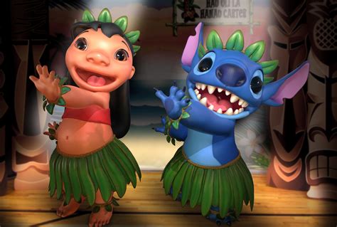 Sticker Lilo Stitch Hula Dance Lilo And Stitch Charac