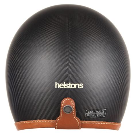 Helstons Naked Fiber Carbon Open Face Helmet