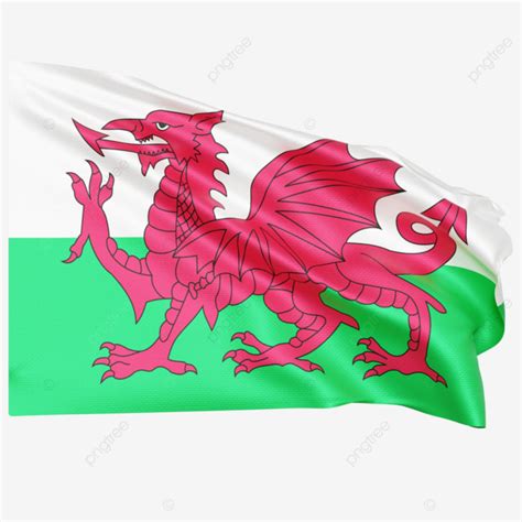 Wales Flag Waving Wales Flag With Pole Wales Flag Waving Transparent