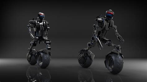 Artstation Single Wheel Robot Design R1