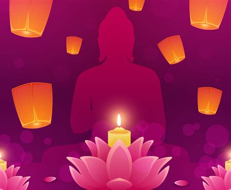 Festivity Vesak Background Vector Art And Graphics