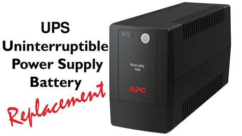 Ups Apc Bx Li Ms How To Replace Battery Diy Youtube