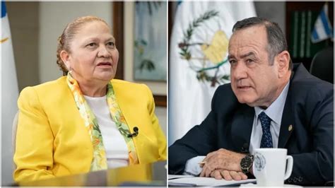 Guatemala Denuncian A Consuelo Porras Giammattei Y Jimmy Morales Por