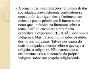 Religioes Indigenas PPT