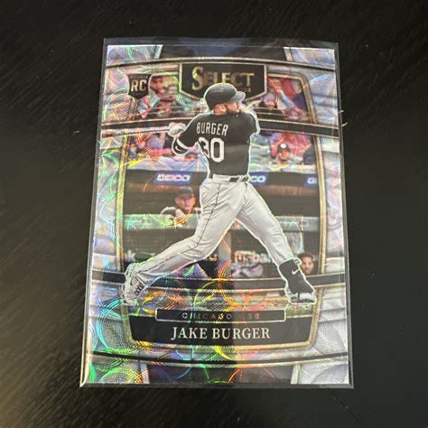 2022 Panini Select Concourse Scope Prizm 17 Jake Burger Rc For