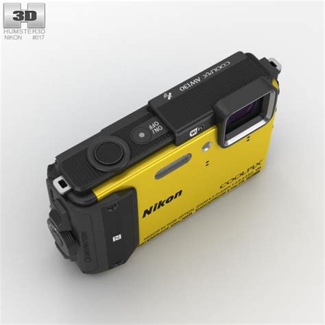 Nikon Coolpix Aw Jaune Mod Le D Max Ds Obj Ma Lwo Fbx