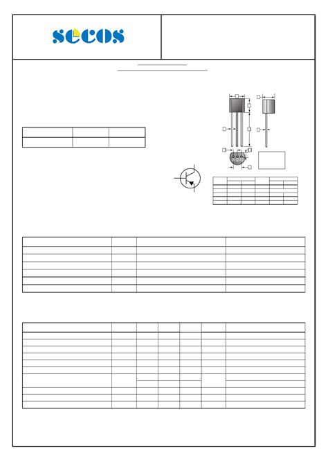 Pdf N Datasheet Pnp General Purpose Transistor